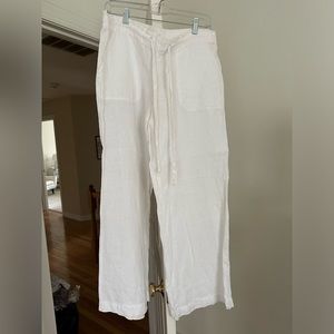 White Linen Pants